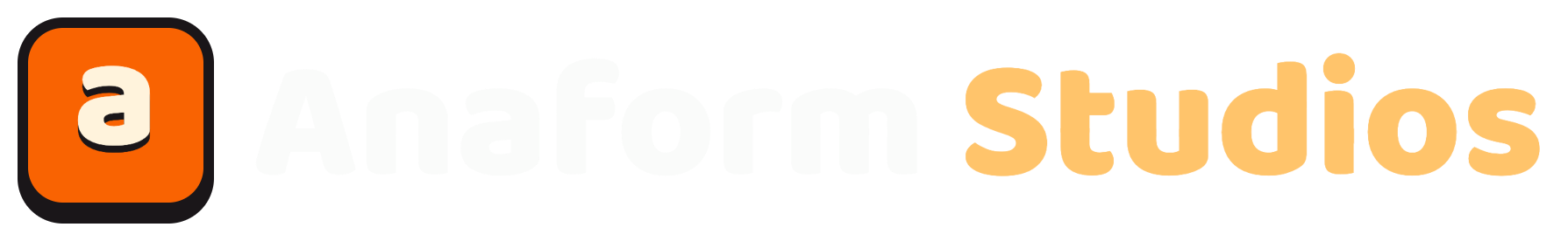 Krem renginde Anaform Studios yazı logosu